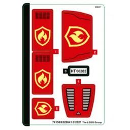 Sticker Sheet for Set 60282-1 / [No Color/Any Color]