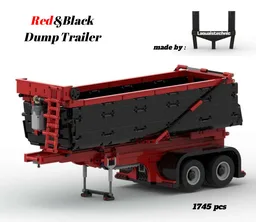 Red&Black Dump Trailer