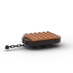Narrow gauge flatbed lorry