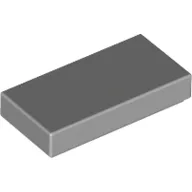 Tile 1 x 2 with Groove / Light Bluish Gray