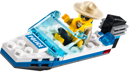 Lego Police Boat