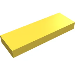 Tile 1 x 3 / Yellow