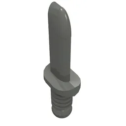 Weapon Dagger / Knife / Dark Bluish Gray