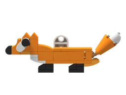 'Smart the Fox' Keychain