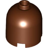 Lego Brick Round 2 x 2 x 1 2/3 Dome Top, Blocked Open Stud / Reddish Brown