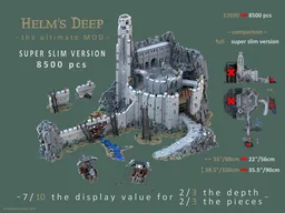 Helm's Deep - the ultimate MOD - SUPER SLIM version - only 56x90cm!
