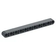 Technic Beam 1 x 11 Thick / Flat Silver