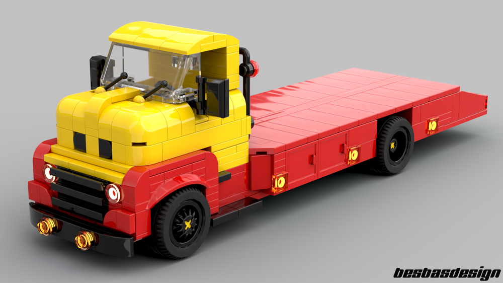 Lego Ford COE car hauler