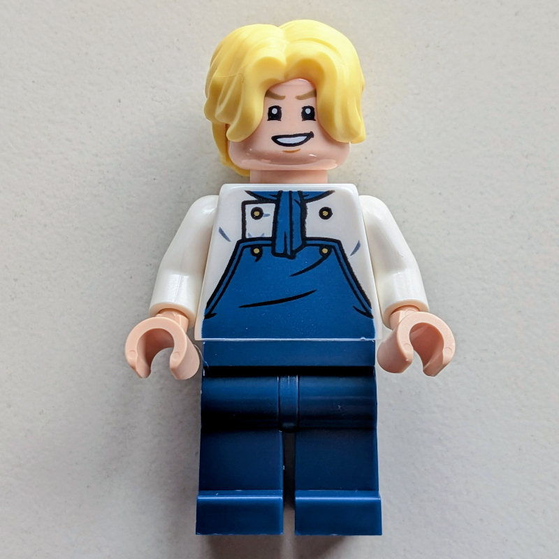 Lego Sanji, Dark Blue Overalls