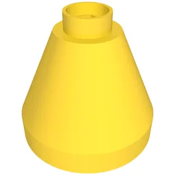 Duplo Cone 2 x 2 x 1 2/3 / Yellow
