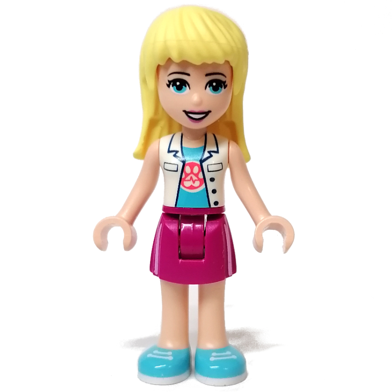 Lego Stephanie - White Doctor Coat, Magenta Skirt