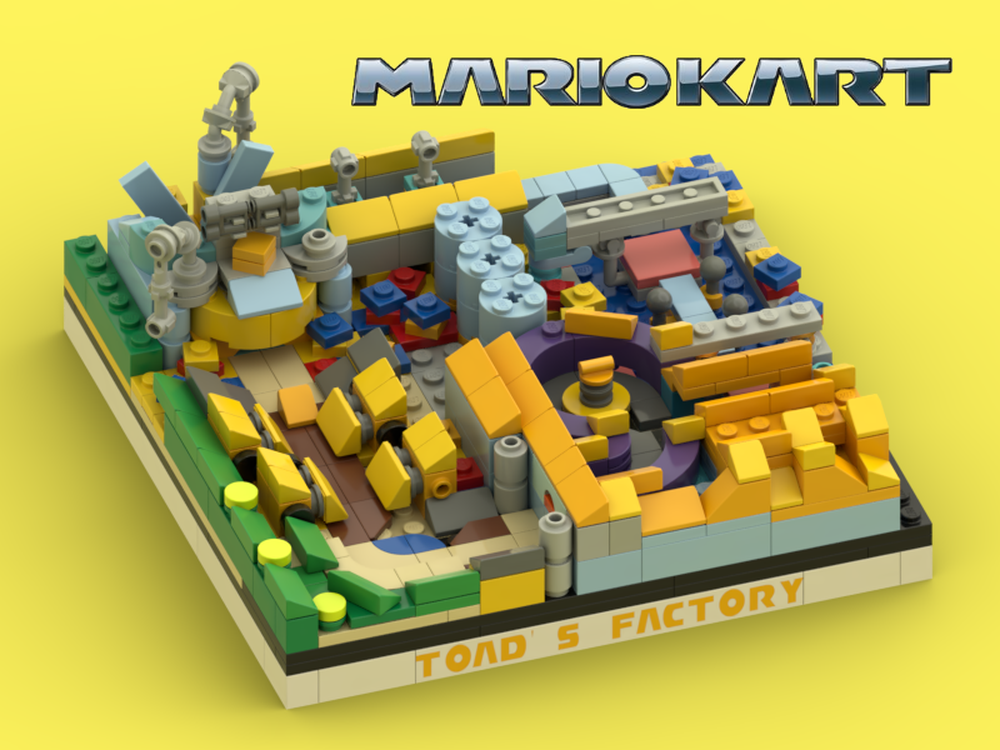 Lego Toad's Factory | Mario Kart Wii