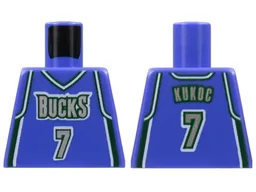 Torso NBA Milwaukee Bucks #7 Kukoc Pattern / Violet