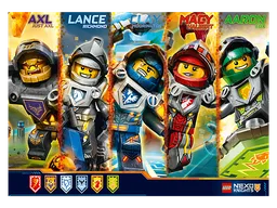 Nexo Knights Character Poster