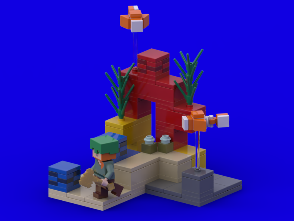 Lego Block Accurate - The Coral Reef 21164 Transformation
