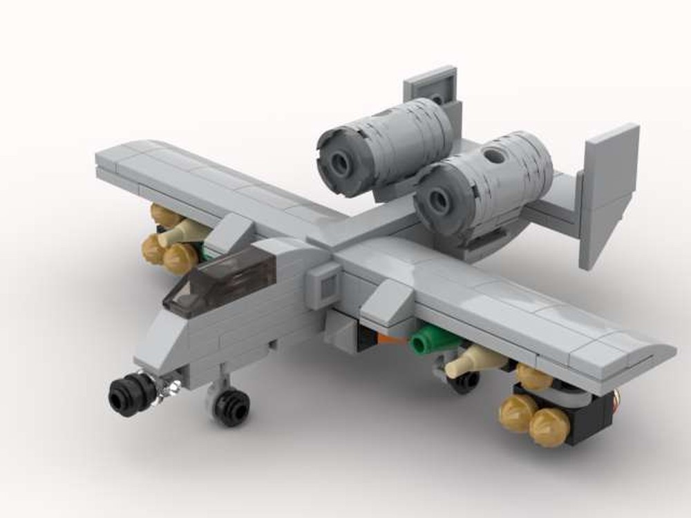 Lego A-10 Thunderbolt (''Warthog'') mini v4 [Remastered]