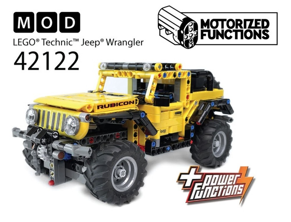 Lego 421212 Jeep® Wrangler RC MOD for Power Function Motors