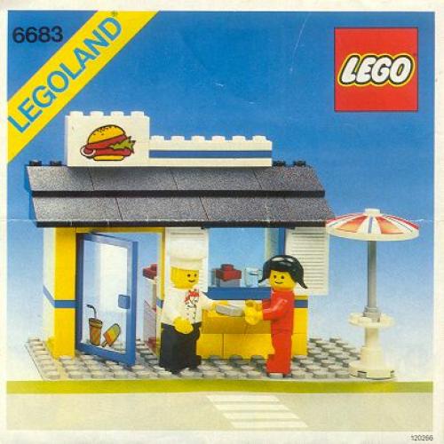 Lego Burger Stand