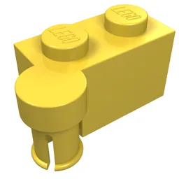 Hinge Brick 1 x 4 [Upper] / Yellow
