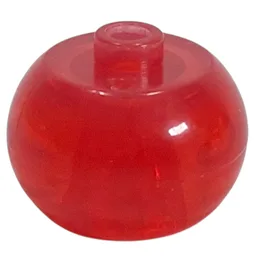 Pen Bead, Round Orb / Trans-Light Purple