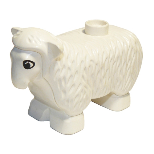 Lego Duplo Animal Sheep / White