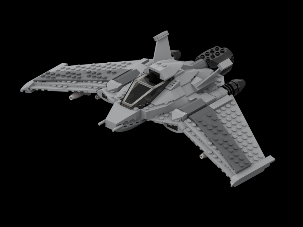 Lego Stargate SG1: USAF F-302 - Minifig scale