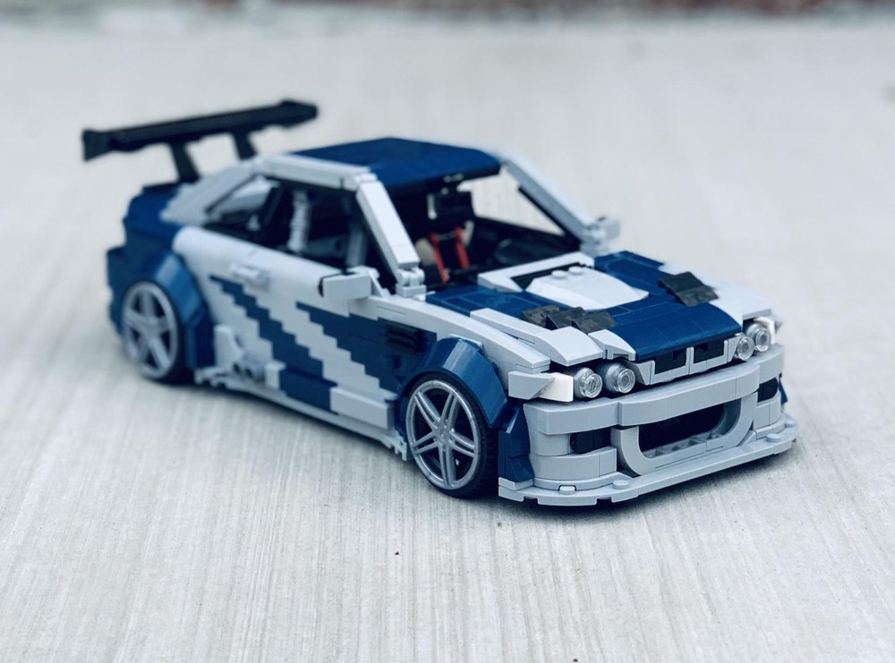 Lego BMW E46 M3 GTR Need for Speed MOST WANTED Edition