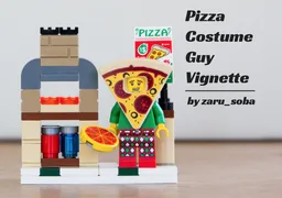 Pizza Costume Guy Vignette