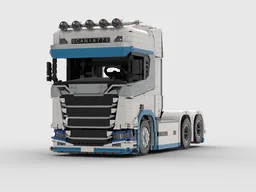 SCANIA 770s 6x2 truck（tractor blue and white）