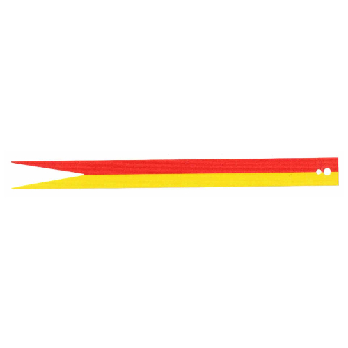 Lego Banner, Long 19 x 2 with Yellow and Red print