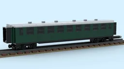 Express Carriage in H0 scale for 4 stud wide track