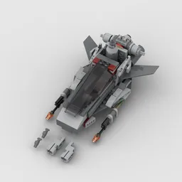 The Buns Star Fighter - 75346 and 75345 Alternate Build