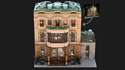 Boutique Guesthouse - Alternate Build of Boutique Hotel set 10297