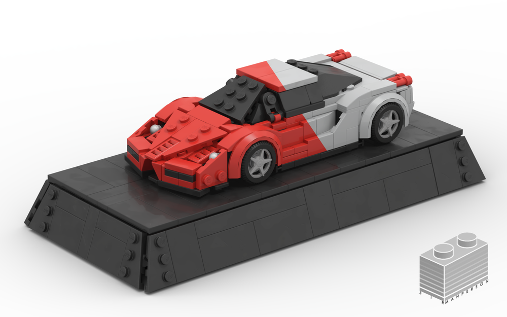 Lego Ferrari Enzo (V2) - 7-wide