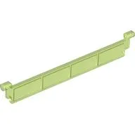 Garage Roller Door Section without Handle / Trans-Bright Green