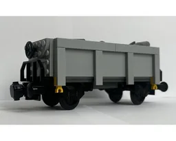 train cart with scrap