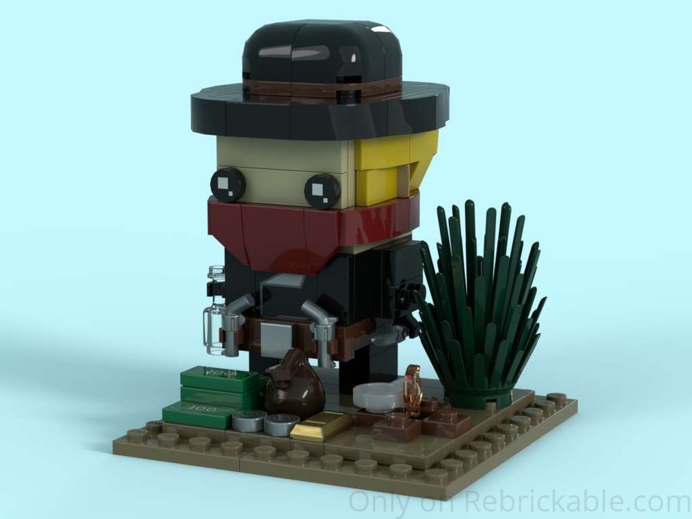 Lego Brick-built Wild West: Bandit