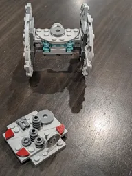 TIE Avenger and mini sienar testing facility