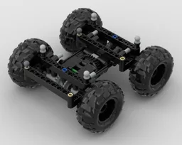 8x8 Front axle
