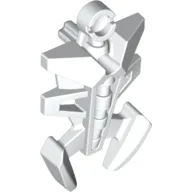 Large Figure Torso Cover, Armor, Small Triangular with Pincer End / White