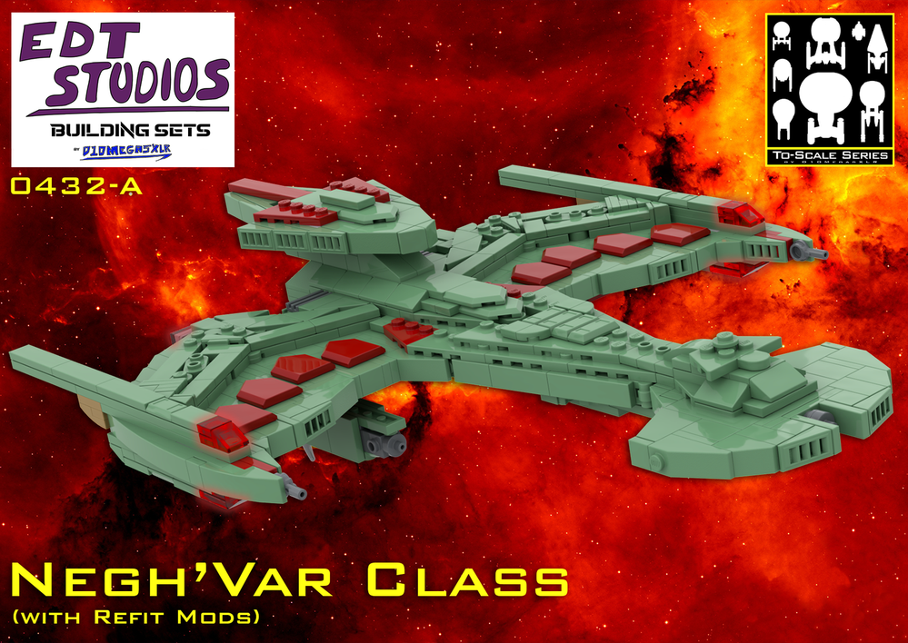 Lego Negh'Var Class (with Refit Mods)