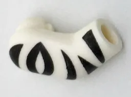 Arm, Right with Black Zebra Stripes Pattern