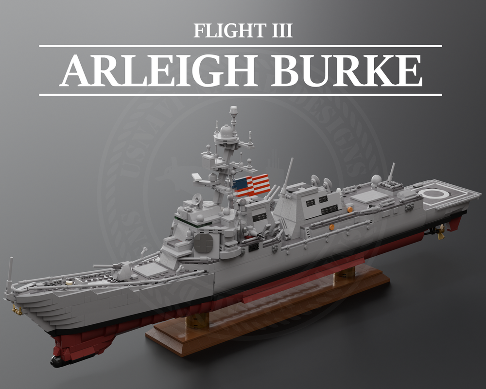Lego Arleigh Burke-class destroyer | Flight III