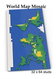 World Map Mosaic
