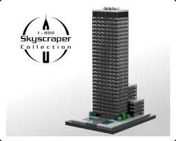 Seagram Building 1:800 Scale