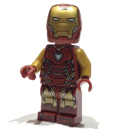 Iron Man Mark 85 Armor, Pearl Gold Arms, Angular Helmet