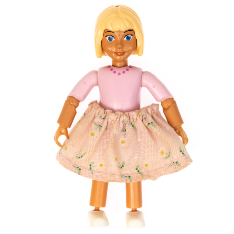 Lego Belville Figure, Girl, Pink Dress