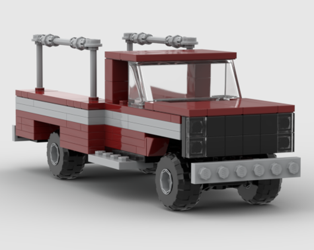 Lego Chevy Squarebody Roofing Truck
