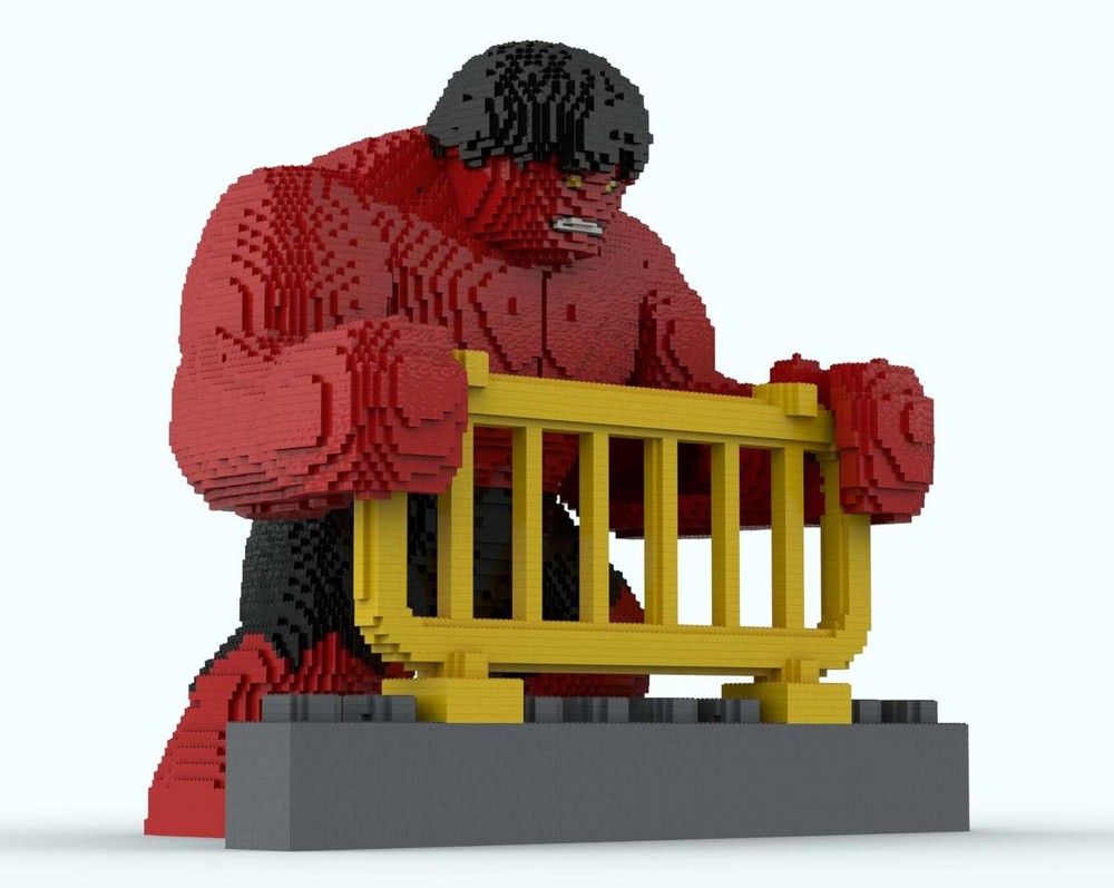 Lego Superhero Monster - Upscaled Brick Figure