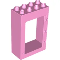 Duplo Door Frame 2 x 4 x 5 / Bright Pink